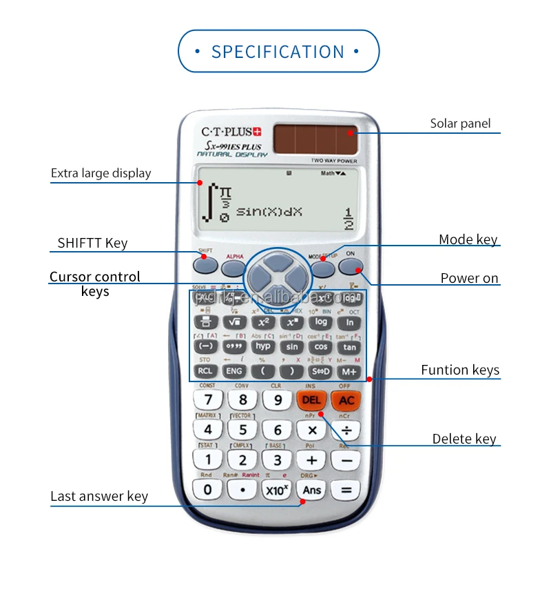Calculadora логотип цена Математика профессиональные студенты sx-991es плюс калькулятор индивидуальные электронные научные калькуляторы