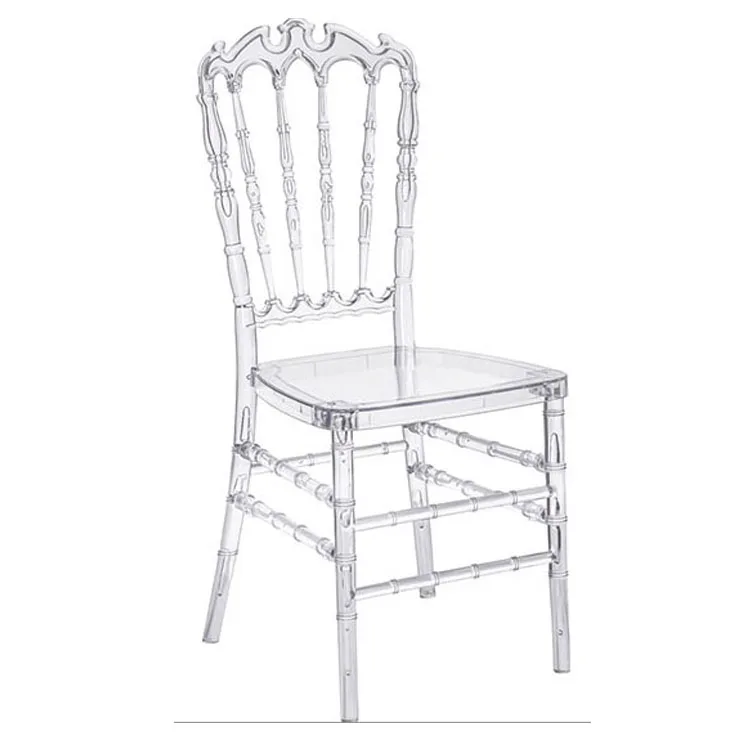 Wholesale Hotel Stackable Transparent Clear Chavari Tiffany Acrylic Chairs For Weddings And Banquet