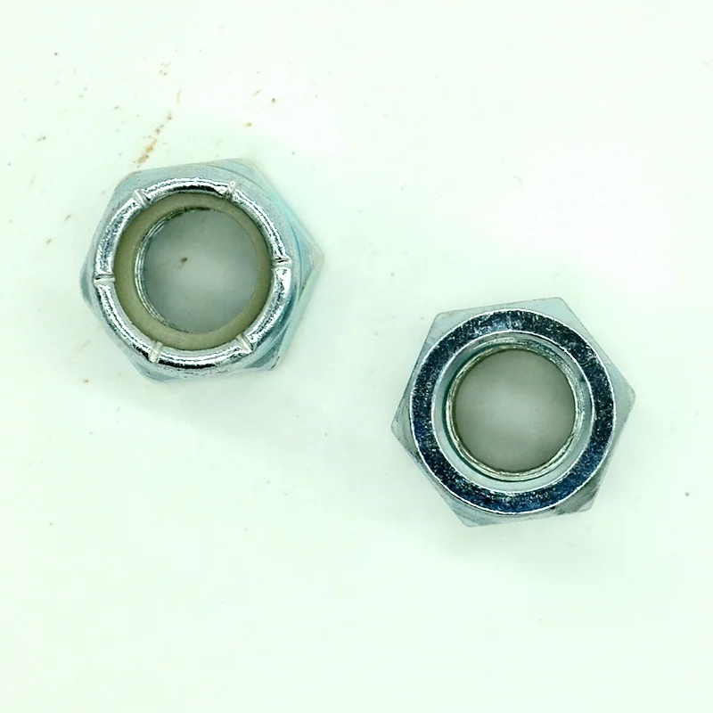 
inch galvanized nylon insert lock nut 