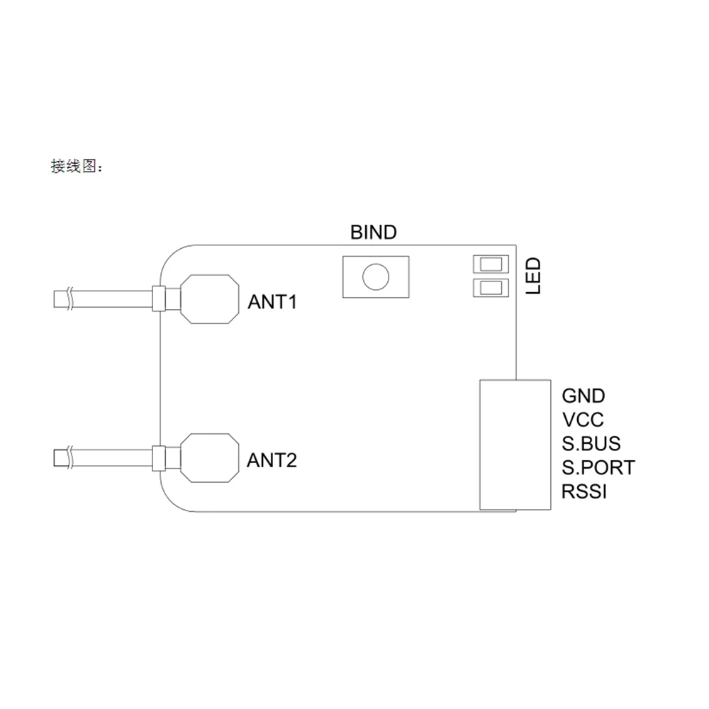 Jumper R1 R1F R900/mini Receiver 16CH Sbus for Frsky T16 Pro plus D16 Mode Radio Remote T8 T12 T16 Mini Receiver