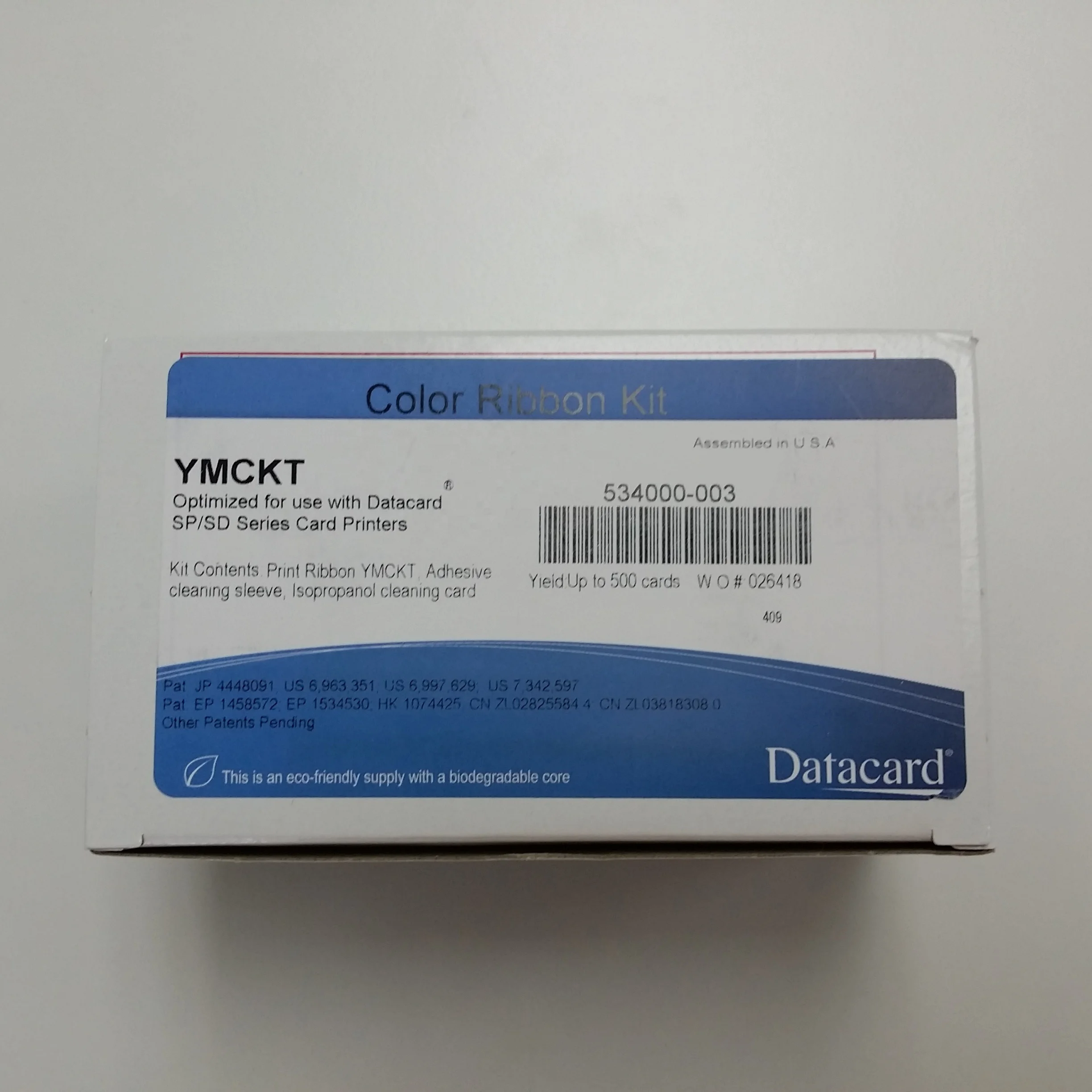 Datacard 534000-003 Original Color Ribbon used for Datacard SP75/SP35 /SP55 card Printer