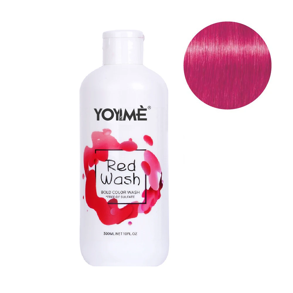 Custom Color Protection Pink Red Grey Hair Dye Shampoo