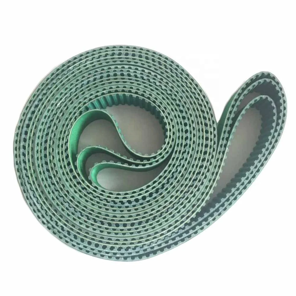 50T10-4100 + NFT-NFB зеленым поясом зеленый тканевое покрытие из арамидных волокон шнур PU зубчатый ремень