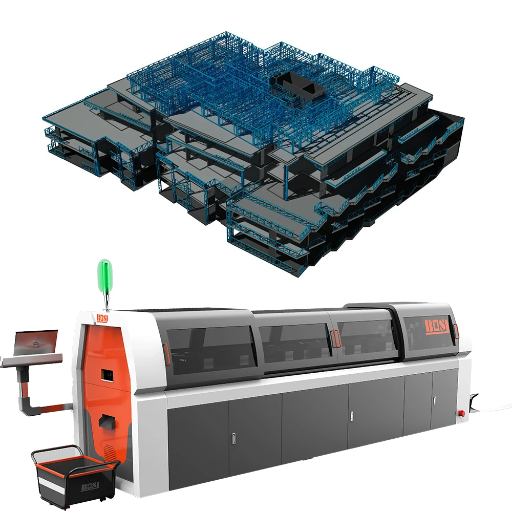 Modern Prefab House European Style Light Steel Villa container house light gauge steel framing machine