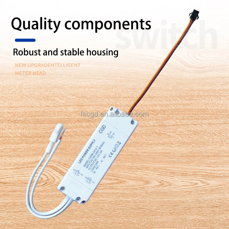 48W , Intelligent mirror transformer that can control both the light , LED driver power supply , Relay.