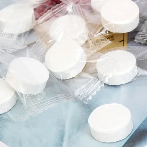 Disposable Compressed Towels Multi Purpose Mini Compressed Coin Tissue 100 Cotton Compressed Towels Tablets 50 Pcs Christmas Eid