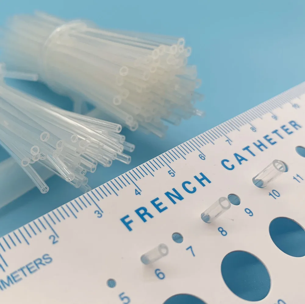 Индивидуальные силиконовые катетеры с двойной полостью различных размеров 3FR 4FR 5FR 6FR 8FR 10FR