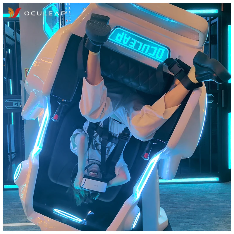 VR Game Machine One Person Commercial Coin And Credit Card Payment Systems 360 VR 9D Flying Simulator VR/AR/MR Equipment Gaming