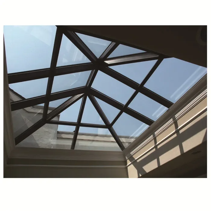 China Manufacturer Roof Window Customized Aluminum Glass Roof Fixed/Swing Window Roof Window With Low-e Glass Skylight
