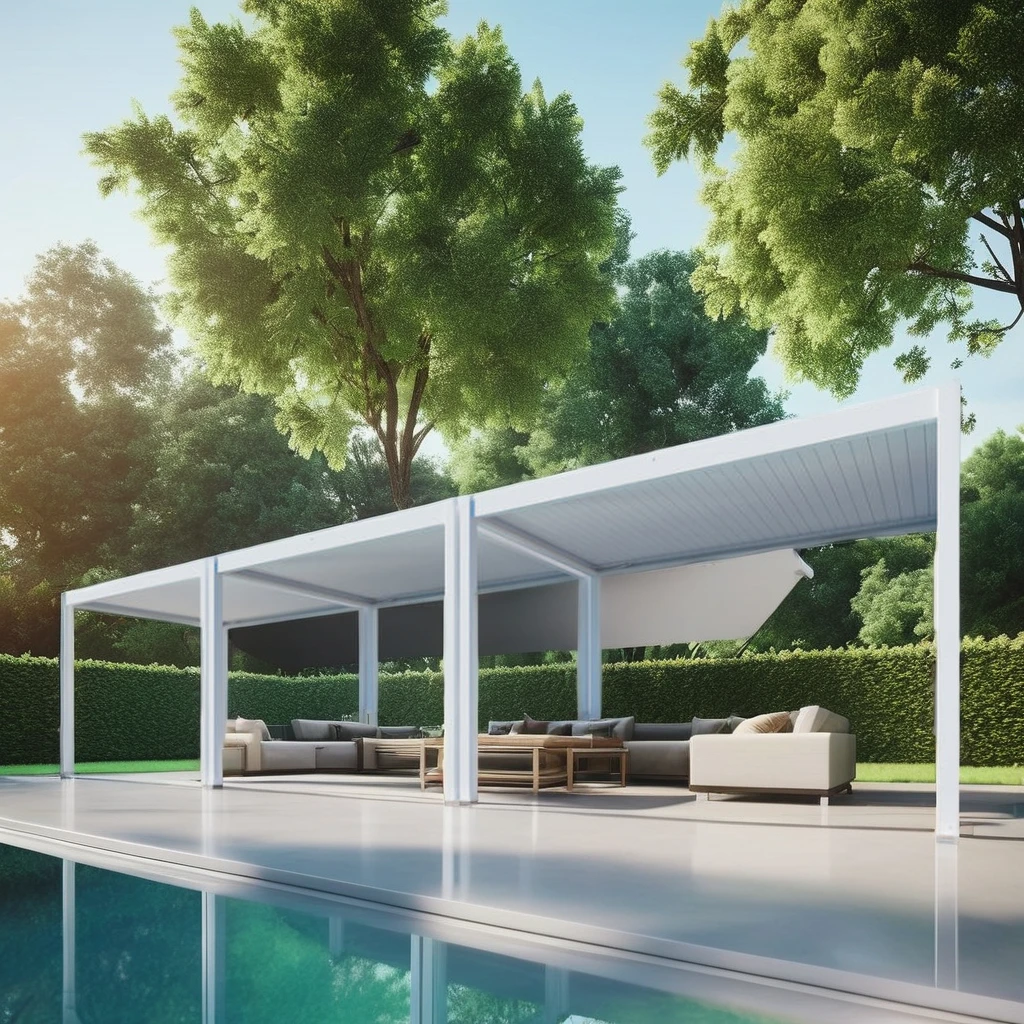 Youya Wholesale Hot Sale Easily Assembled Outdoor Garden Louver Pergola System Louvered Cost Patio Electric Roof Pergola