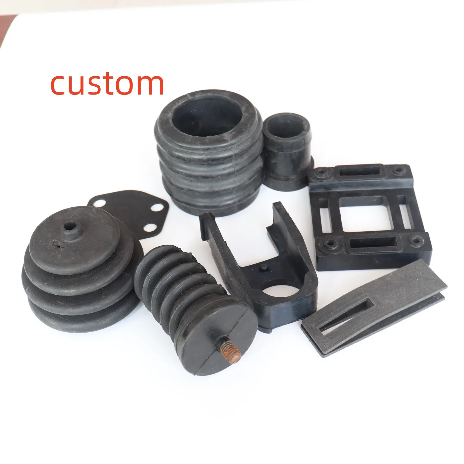 Customized OEM ODM die-cutting industrial mechanical engineering SR NBR EPDM rubber Sealing Washers spacer rubber silicone part