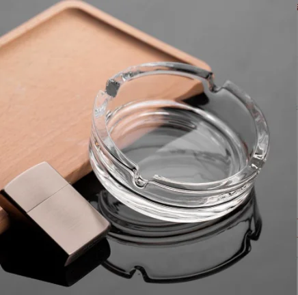 Portable Handmade Cigarette Ashtray Holder Glass Smokeless