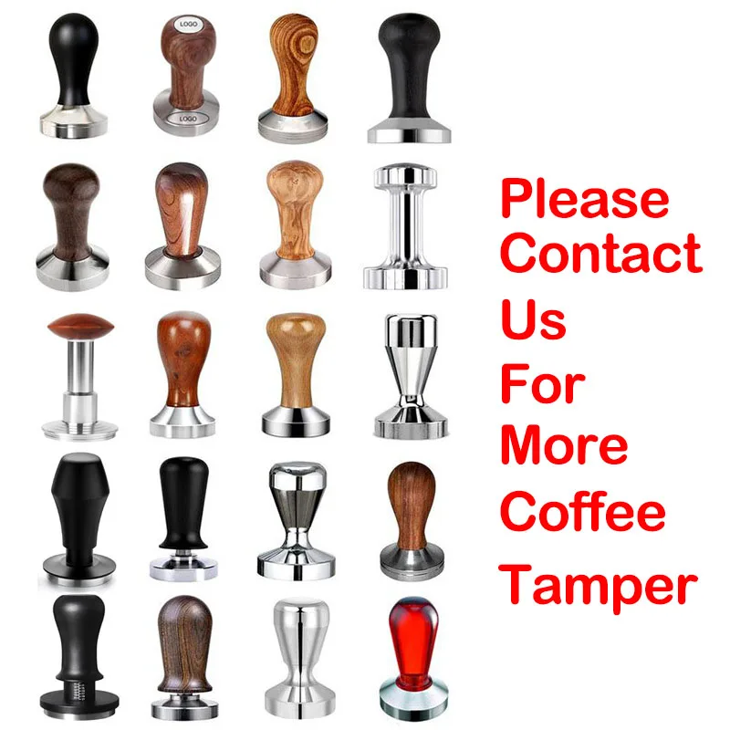 Barista Tools Constant pressure Automatic Adjustable Height Tamper 51mm 53mm 58mm Espresso Force Coffee Tamper with Clear Scale