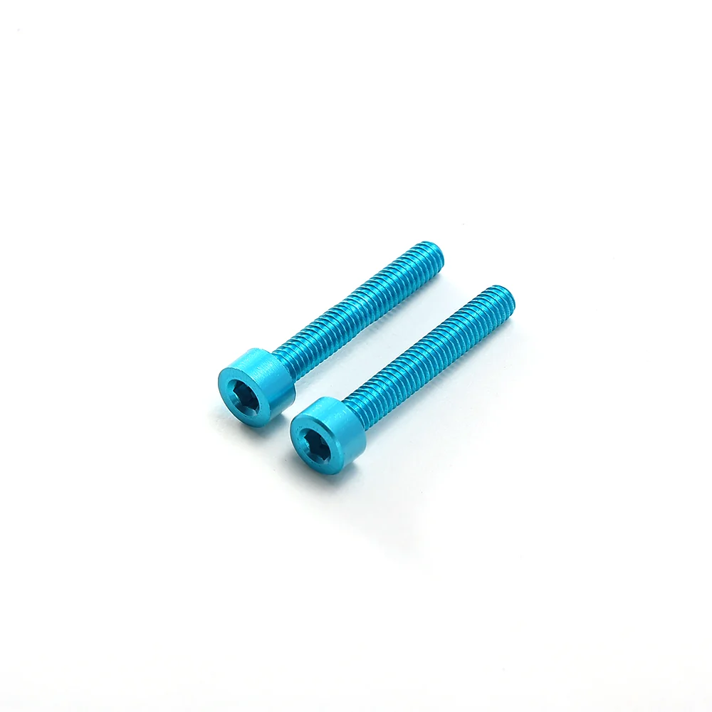Best Selling Customized Aluminum Color Metal Blue Anodized Titanium Screws M8 Allen Hex Cap Screws