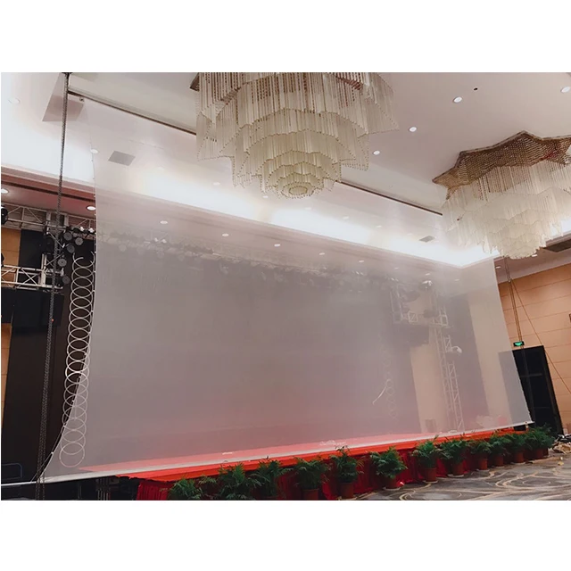 Online 3D holographic projection screens transparent  3D holographic mesh projection screen