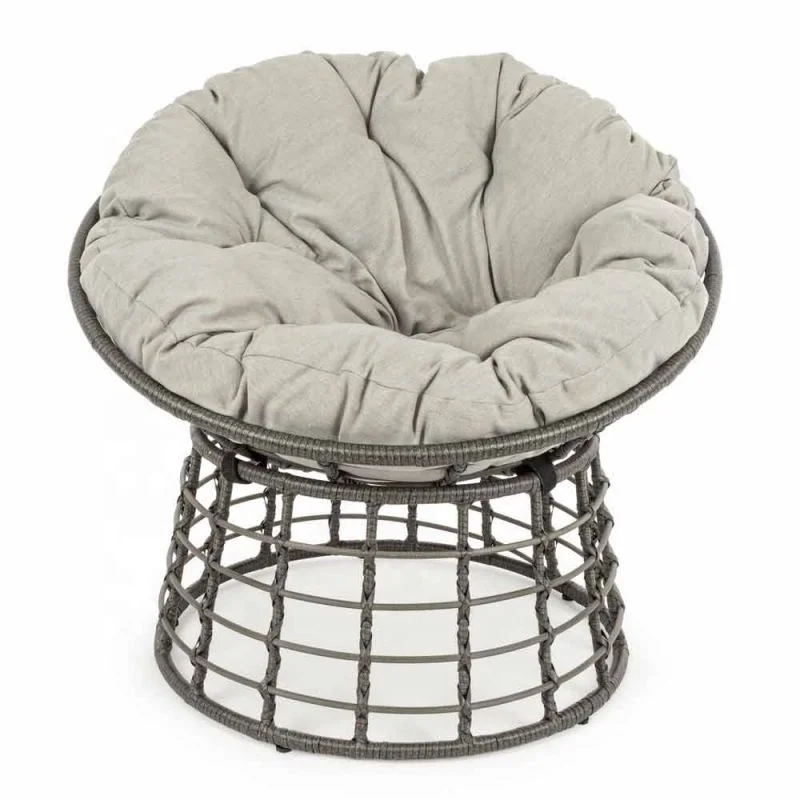 DAIJIACHINA PE Rattan Armchair Handmade Modern Radar Chairs Outdoor Patio Chairs