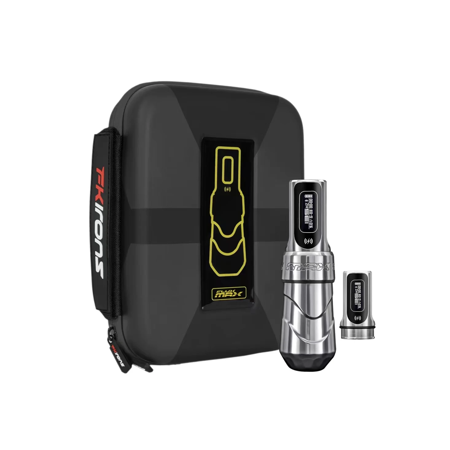 Original Fk irons Flux Max Wireless Tattoo Machine tattoo pen with battery adjustable stoke PMU tattoo pen