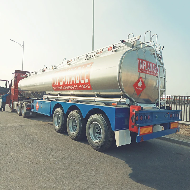 3 Axle 45000 Liters12000 Gallon Fuel Tank Trailer For Sale
