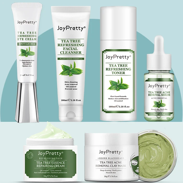 Organic Korean Collagen Beauty Whitening Moisturizer Pimples Dark Spot Remover Cream Skin Care Tea Tree Face Cream