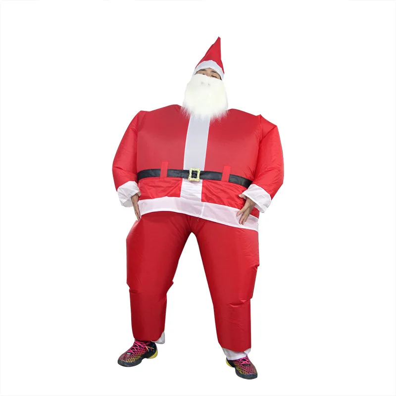 In Stock Inflatable Christmas Costume Blow up Costume Christmas Suit Inflatable Festival Costume Carnival Suit