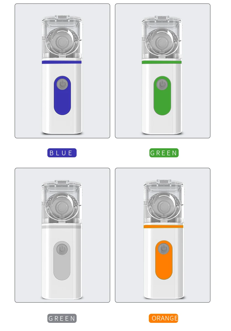 Hand-held Nebulizer Personal Cool Mist Inhaler Nebulizer Machine Mini Asthma Compressor Nebulizer