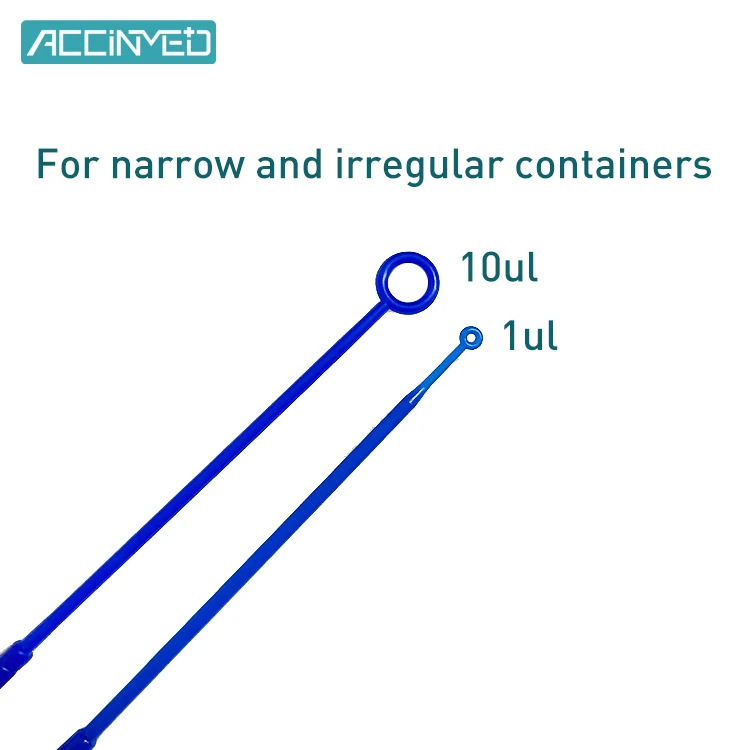 Lab Disposable Handle Plastic Sterile Inoculation Loops 1ul