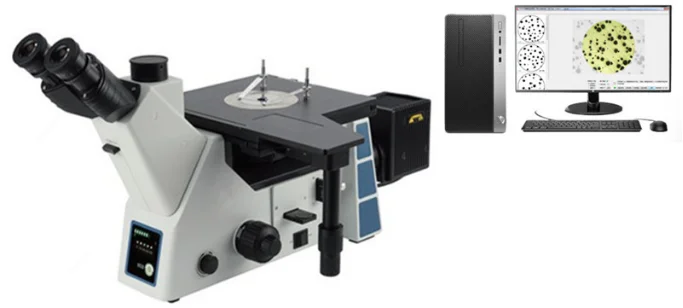 HL201-BW 1000x Trinocular Inverted Phase Contrast Microscope