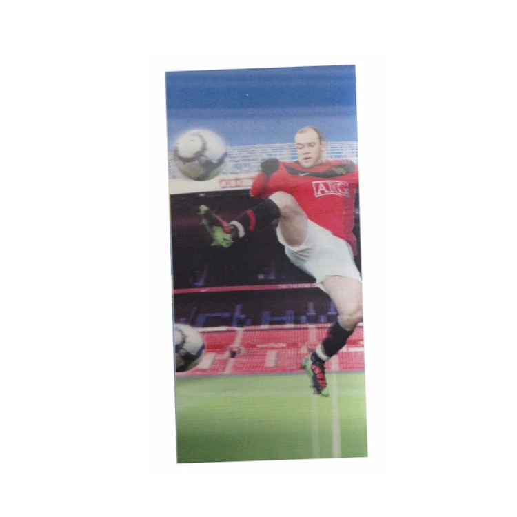 100% factory 3d lenticular printing sports movie advertising poster
