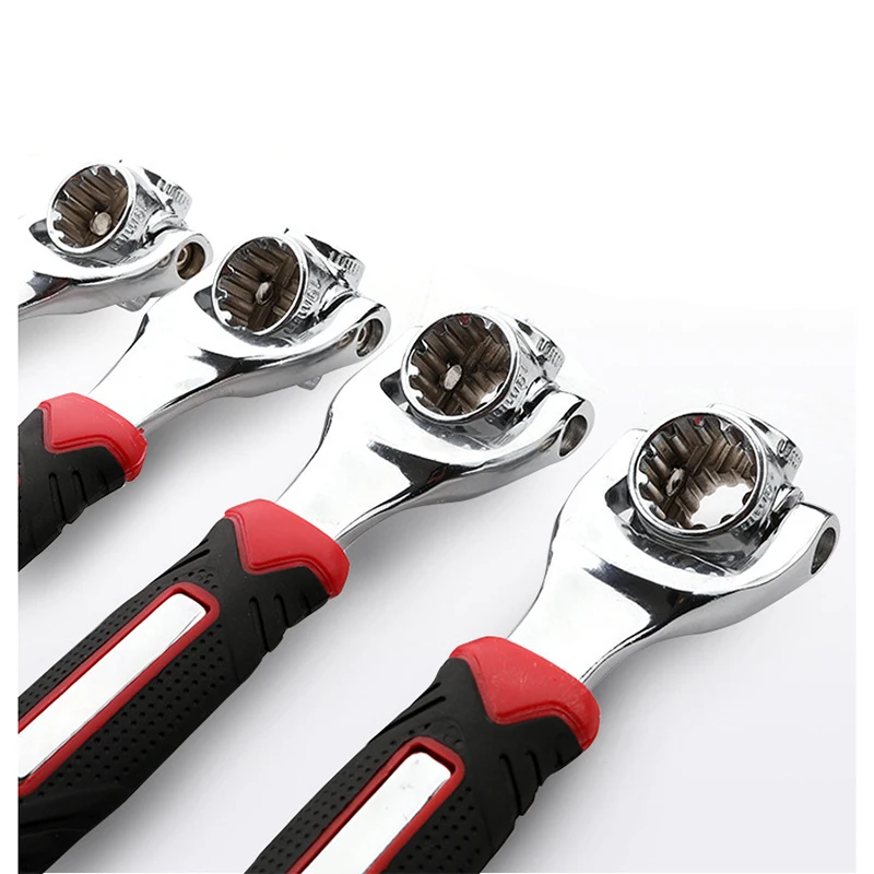 48 in 1 Multifunctional Socket Wrench 6-Point Universal Wrench with 360 degree Rotating Heads