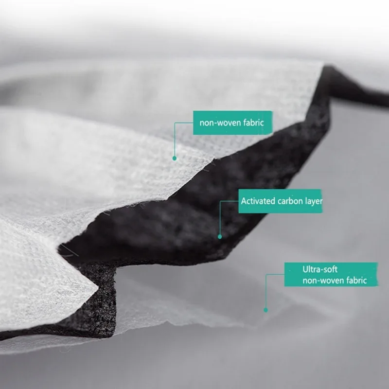Нетканые одноразовые 3 слоя защитный черный маски индивидуально упакованные салфетки для уход за кожей лица одноразовая маска