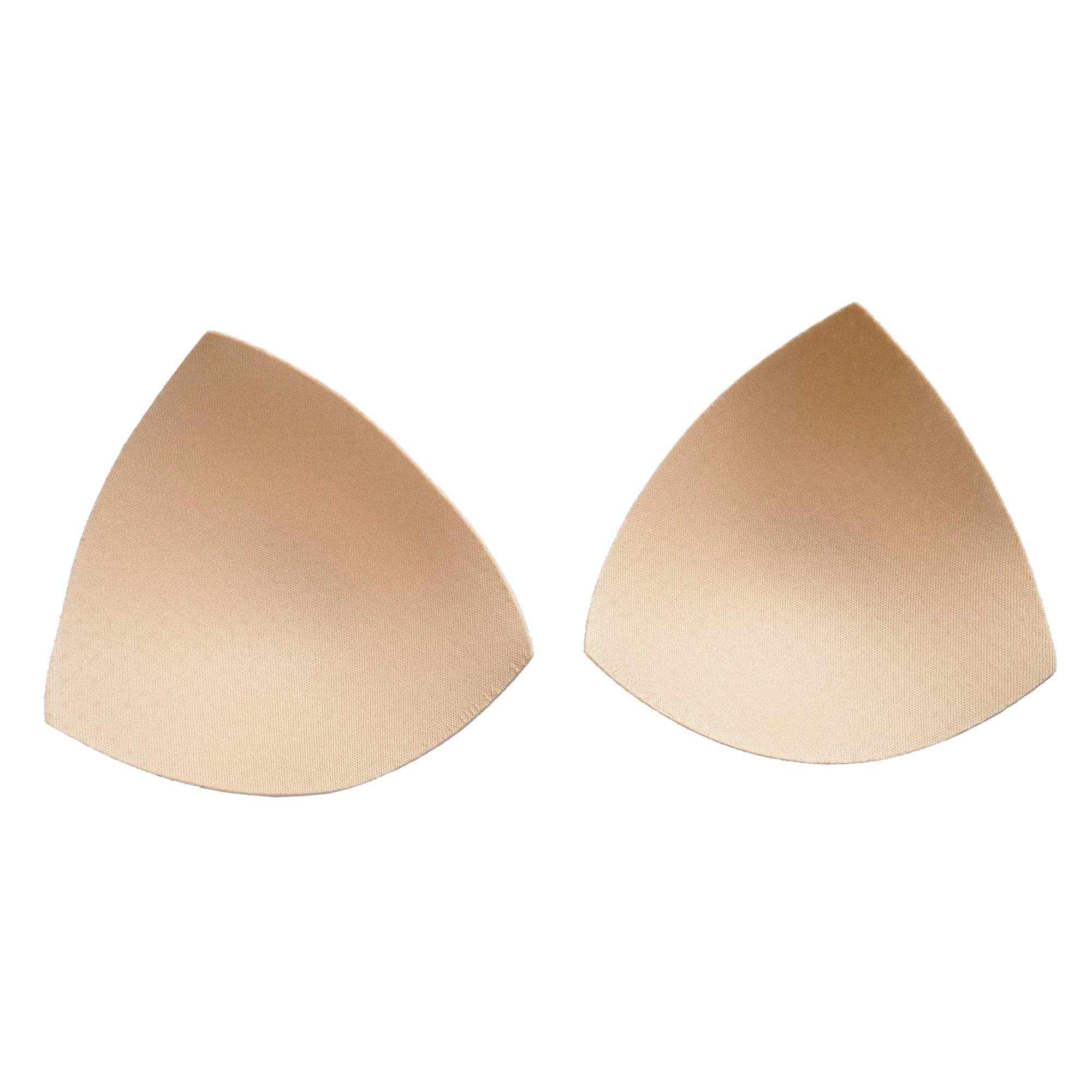 Molded swimming triangle bra padding bra cups for beloved swimming girl