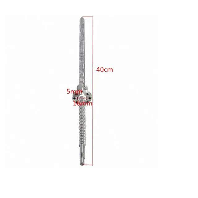 Case hardened rolled ball screw C7 end machined + ballnut + nut housing BK/BF end support + Ballscrew coupler