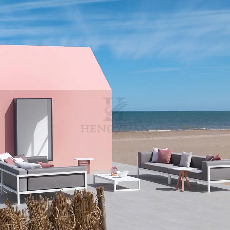 Modern Lounge Waterproof Furniture Patio Camping Beach Outdoor 2 Seater Sofa