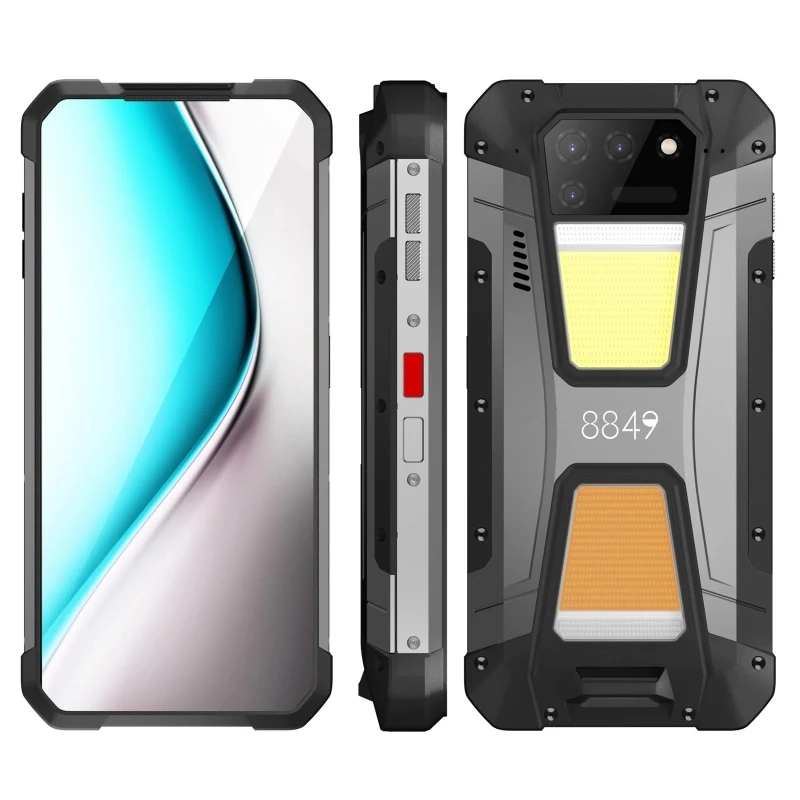 2023 Новый Android 13 мобильный телефон Unihertz Tank 2 лазерный проектор прочный телефон 12 ГБ 256 ГБ 15500 мАч батарея Android телефоны