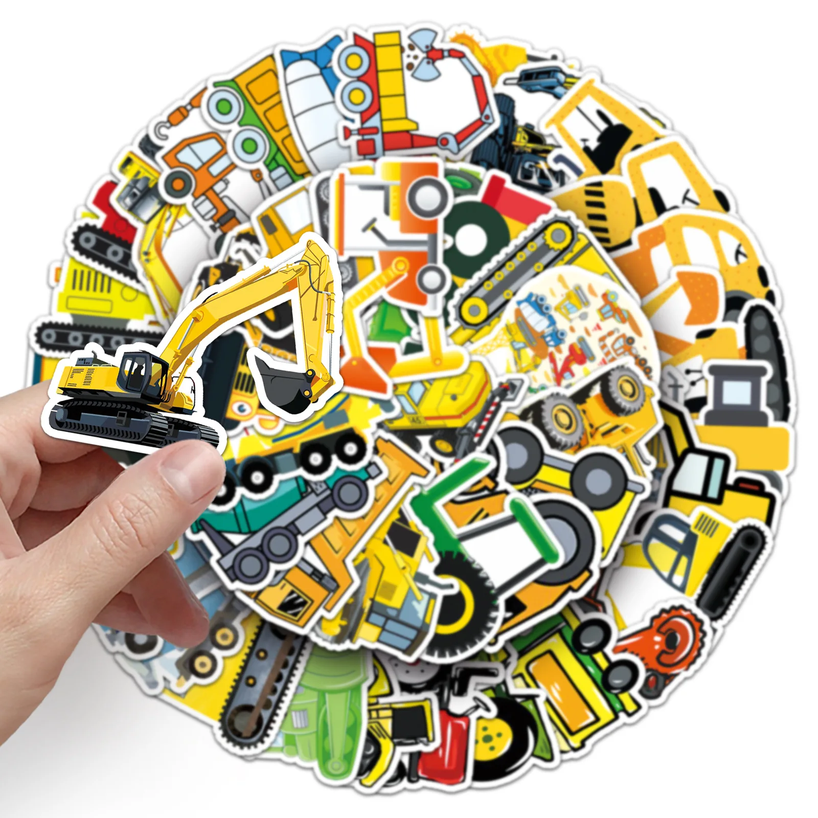 Children cartoon project car sticker wholesale high quality waterproof safety decorative sticker