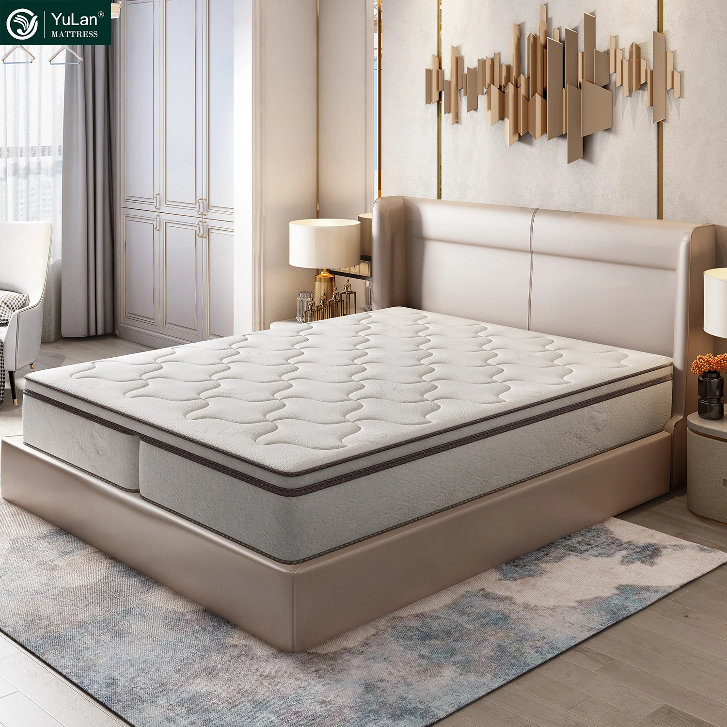 High quality Chinese Well-Known Factory Mattress Double Bed Dormitory Mattress With Rebond Foam