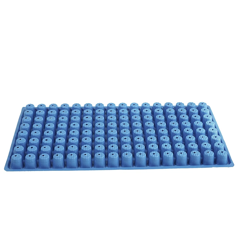 128 Holes Factory Direct Produced High Quality Plastic Nursery Seedling Trays PET Seedling Trays Used Many Times