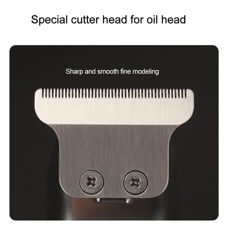 Kemei New All Metal Professional Hair Clippers Men USB Electric Cordless Hair Trimmer T-Blade carving Bald head Hair cut Machine
