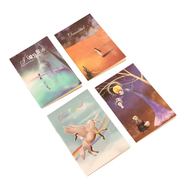 Promotional paper cute small journal notebook stationary notepad school notebooks