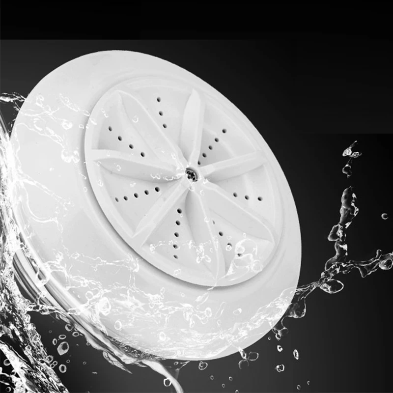 2022 NEW USB Portable Ultrasonic Turbo Washer Mini Travel Clothes Dish Fruit And Vegetable Washing Machine for Home