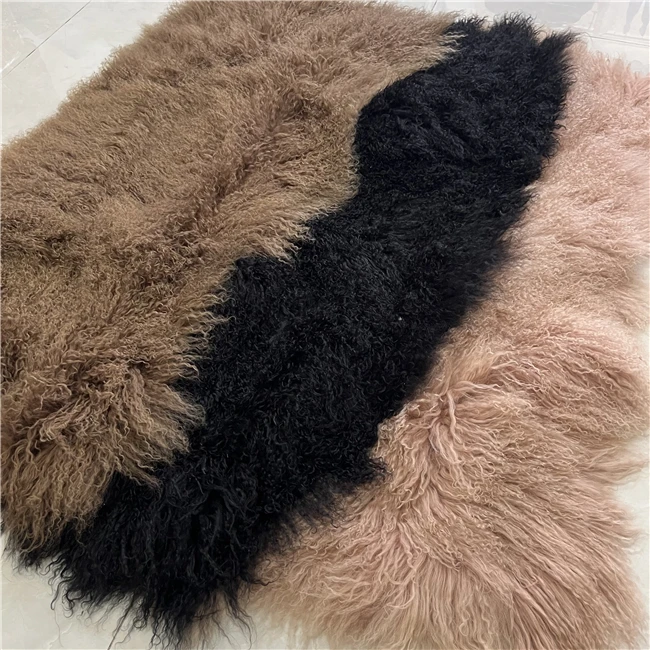 Blanket Real fur Rug for living room