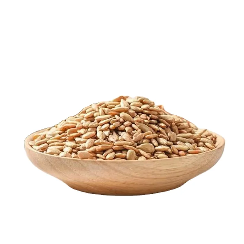 Big striped sunflower seeds with black color