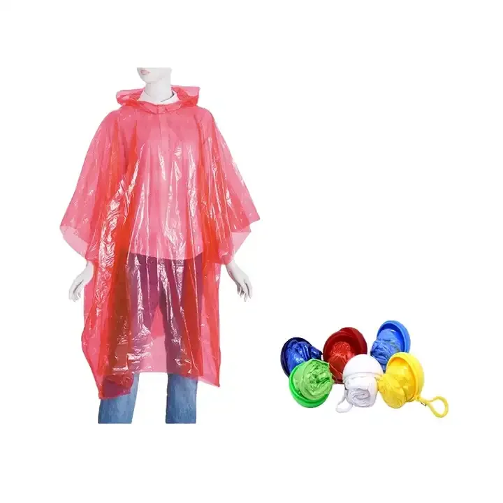 pe raincoat rain poncho ball plastic rain ponchos portable raincoat ball rain poncho in ball