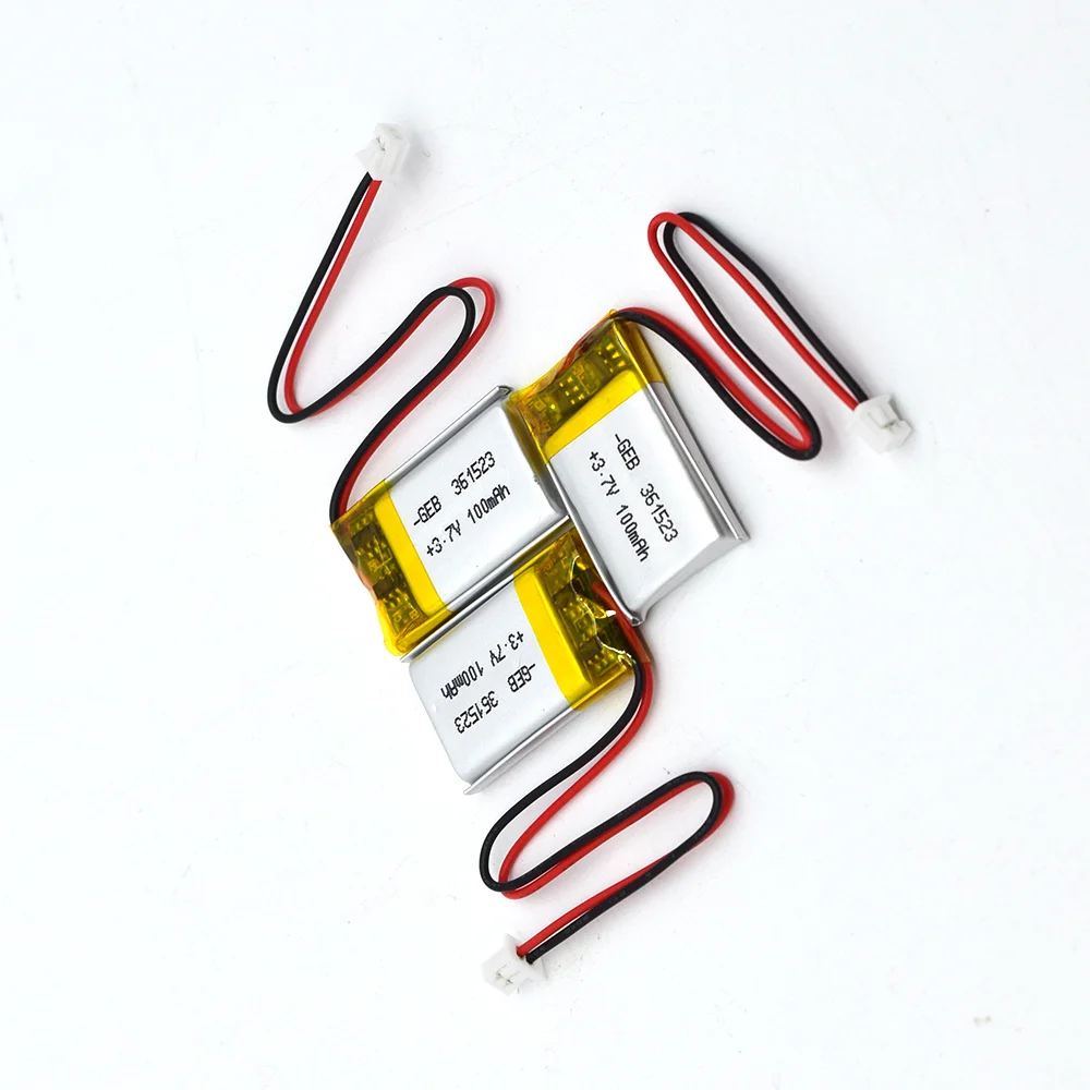Rechargeable Lilon Lipo Batterie 100mAh 240Mah 332832 402530 402035 502030 3.7V Lithium Ion 250Mah Lithium Polymer Battery