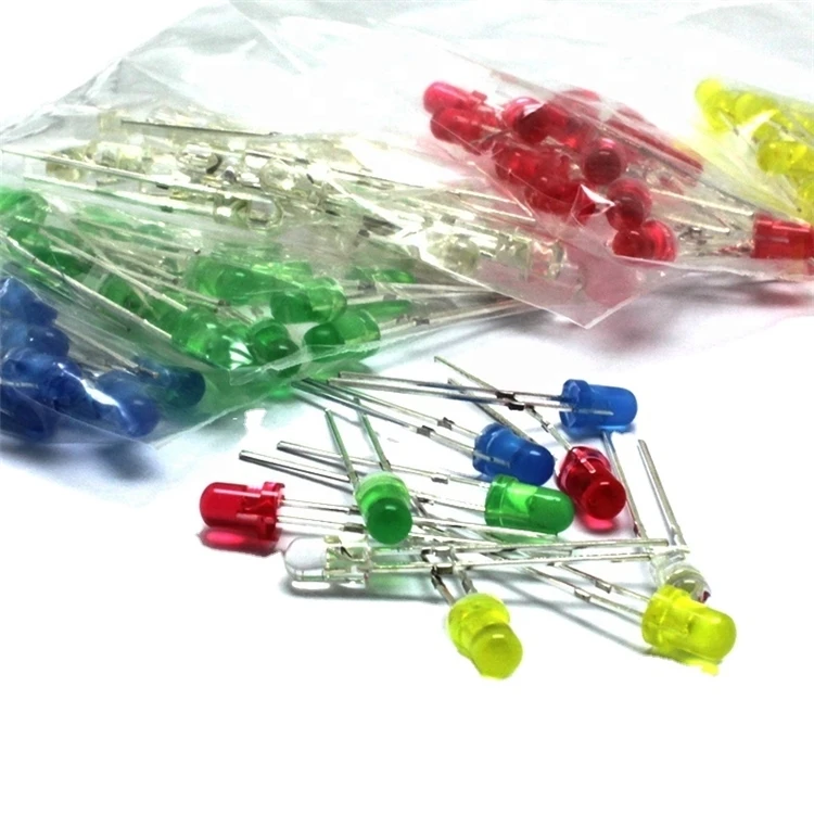 Хорошая цена красный зеленый желтый 1 мм 3 мм 5 мм диодный светодиод