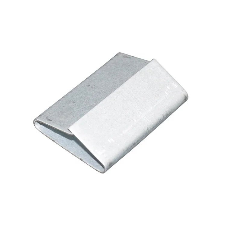 Galvanized PP  PET Band Strapping Buckles Packing Seals Metal Clip For Strapping Band