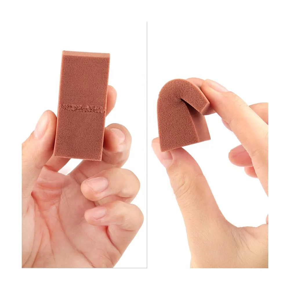 Woxin  Latex Free  24pcs  Cosmetic Wedges Triangle Shape Makeup DIY Sponge Puff  Nail  Buffer Art  Brush Gradient  Stamper Tools