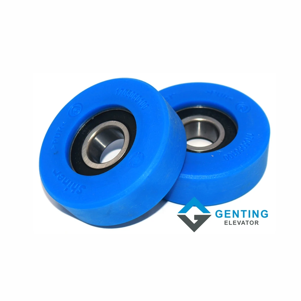Escalator parts roller Tke escalator blue step wheel chain wheel 75*24*6204