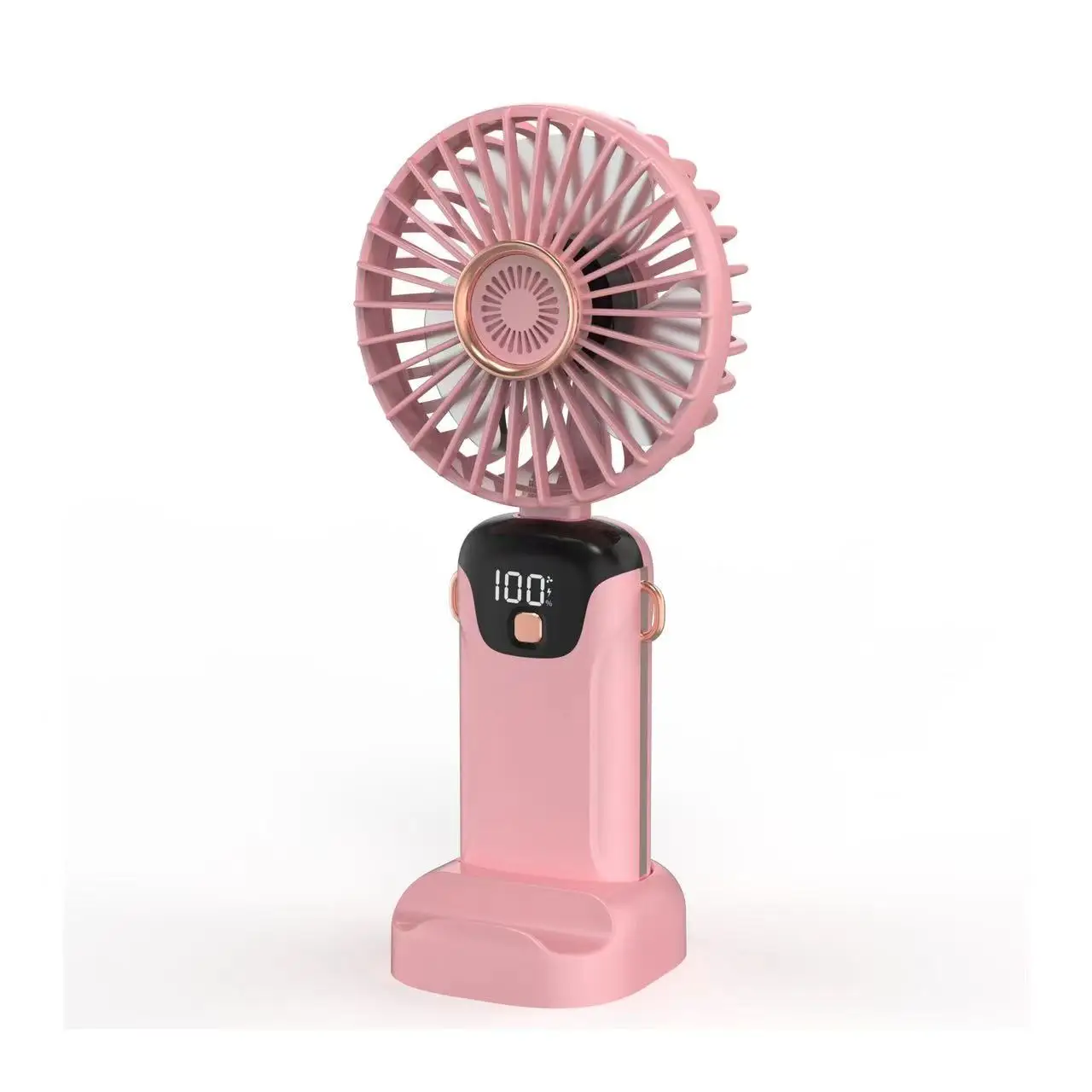 2024 Mini High-Speed Portable Rechargeable Mini Handheld Fan Summer Outdoor Use Hand Held Rechargeable Fan LED Display