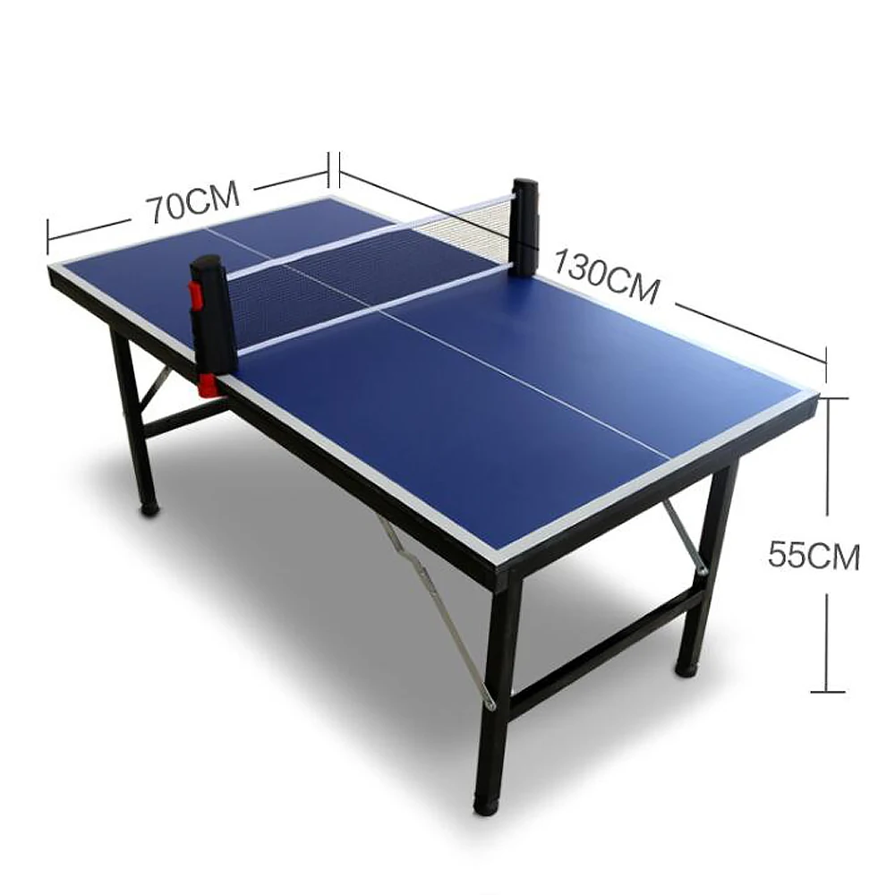 YJ Indoor Portable Mini Pingpong Table for Children Movable Foldable Table Tennis Table